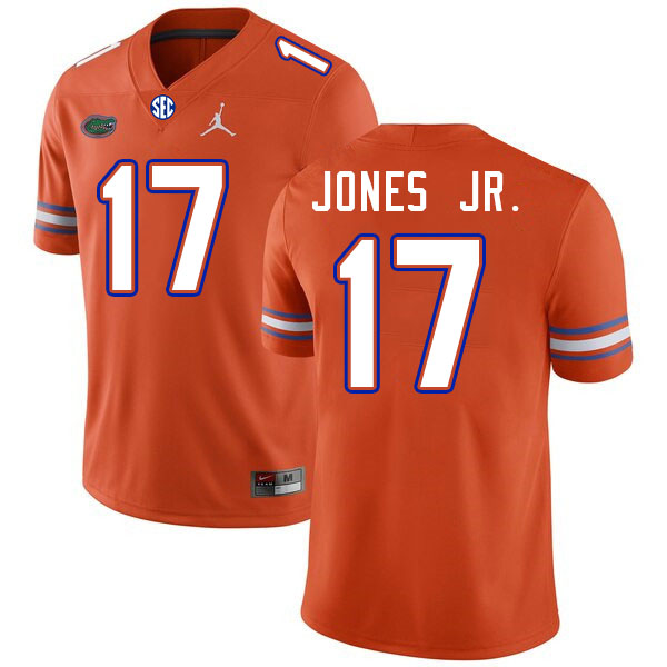 Florida Gators #17 Tramell Jones Jr. College Football Jerseys Stitched-Orange